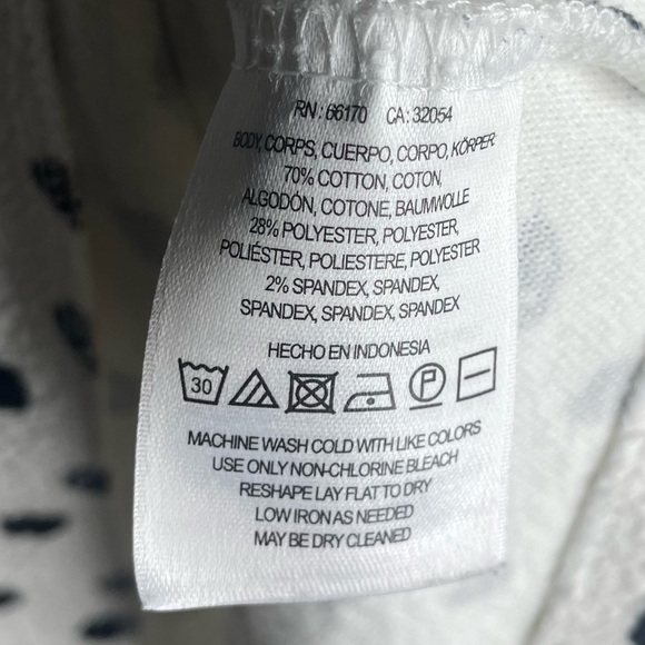 Anthropologie Postmark Polka Dot Women's Top Small Oversized - Picture 7 of 7